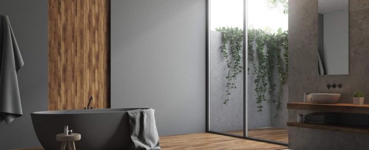 Comment Utiliser Les Panneaux D'habillage Pour Rénover Sa encequiconcerne Stratifié Mural Salle De Bain