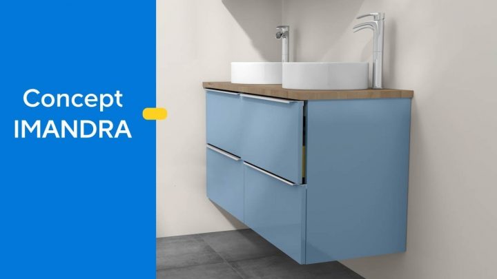 Concept De Meubles De Rangement Imandra Cooke & Lewis – Castorama pour Plan De Travail Salle De Bain Castorama