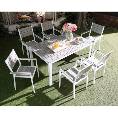 Concept Usine – Siderno 6 : Salon De Jardin En Aluminium dedans Table Et Chaises De Jardin Pas Cher Concept Usine – Siderno 6 : Salon De Jardin En Aluminium dedans Table Et Chaises De Jardin Pas Cher