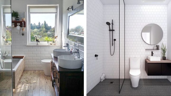 Conseils D'architecte : 4 Plans De Salle De Bains Carrée tout Créer Sa Salle De Bain