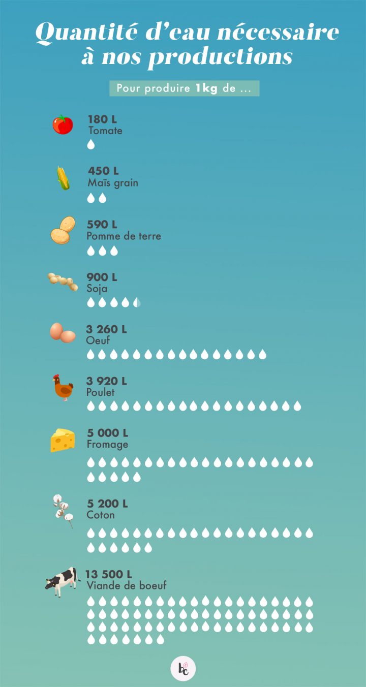 Consommation D'eau Dans L'industrie, L'agriculture Et L à Consommation Eau Douche