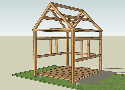 Construction-Abri-De-Jardin | Abri De Jardin, Construire tout Plan Abri De Jardin En Bois Gratuit