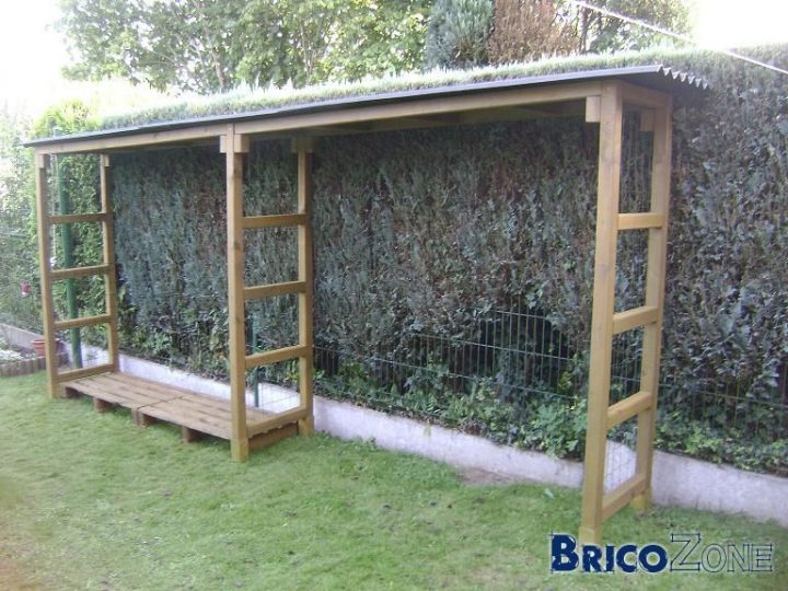 Construire Un Abris À Bois De Chauffage | Abri Bois, Bois à Construire Un Abris De Jardin