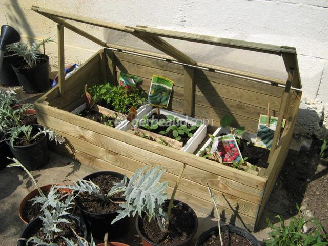 Construire Une Serre En Palette. Trendy Free Construire Un pour Chassis Jardin