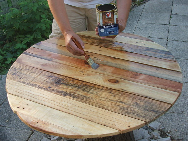Construire Une Table De Jardin En Bois De Palette Sur intérieur Fabriquer Sa Table De Jardin