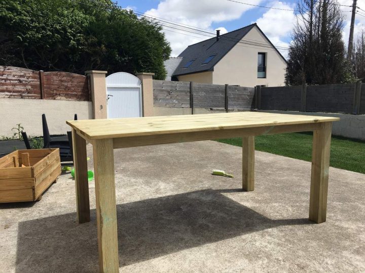 Construire Une Table Pour Votre Jardin | Construire Une tout Construire Table Jardin