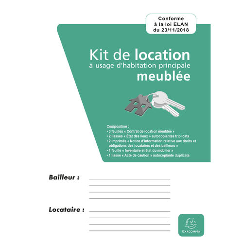 Contrat Type – Papeterie Facile tout Contrat De Location Meublée