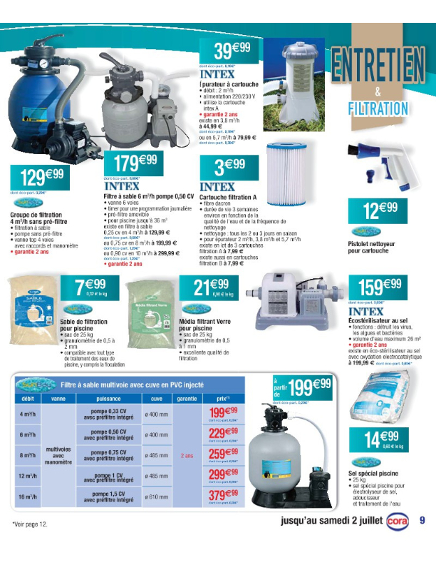 Cora – Spa Et Piscine | Cataloguespromo tout Promo Piscine Bois Cora