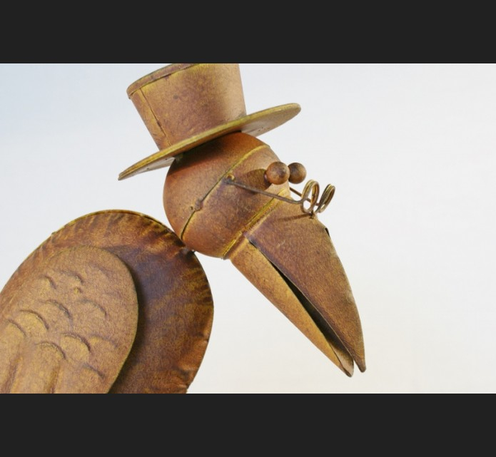 Corbeau Girouette Éolienne dedans Girouette De Jardin