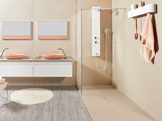 Core Ethnic : Receveur De Douche Sur Mesure À Grille avec Douche Sur Mesure