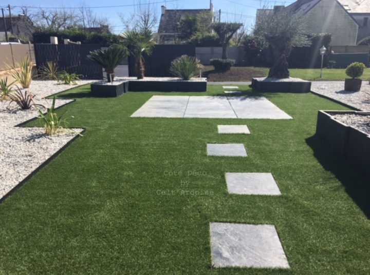 Côté Déco By Celt'Ardoise – Ardoise Et Gazon Synthétique concernant Dalle Ardoise 1Mx1M Côté Déco By Celt'Ardoise – Ardoise Et Gazon Synthétique concernant Dalle Ardoise 1Mx1M
