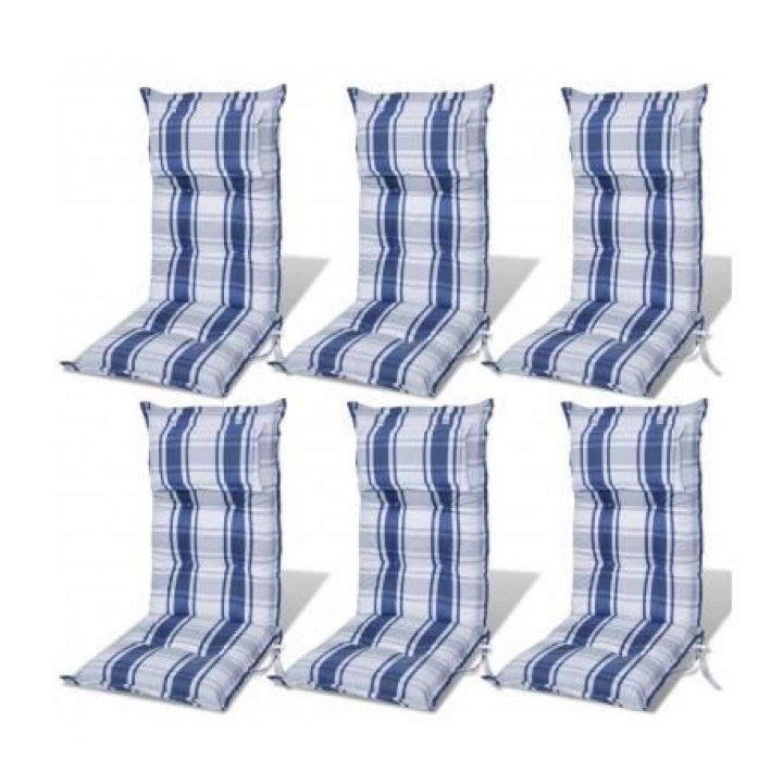 Coussin Pour Chaise De Jardin Bleu, 8Cm Dépaiss serapportantà Coussin Pour Chaise De Salle A Manger