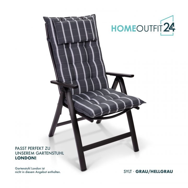 Coussins Pour Chaise À Dossier Haut En 16 Couleurs Jardin encequiconcerne Coussin Pour Fauteuil De Jardin Haut Dossier