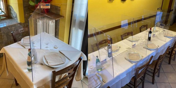 Covid-19: Le Plexiglass, Le Futur Des Restaurants Et Lieux destiné Table En Plexiglas Salle À Manger
