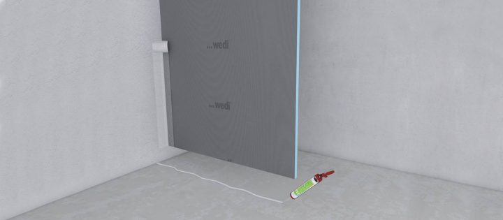 Création De Cloisons – Wedi.de serapportantà Panneau Étanche Salle De Bain