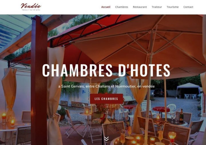 Création De Site Pour Gite – Chambres D'hôtes | Hotel Web-Design serapportantà Chambre D Hote Challans