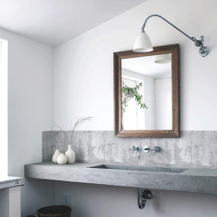 Crédence Adhésive Beija Flor Effet Béton Ciré Rw-C2 intérieur Credence Salle De Bain Autocollante