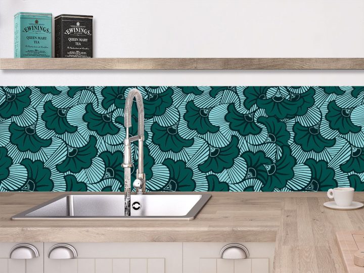 Crédence Adhésive Wax Vert Eucalyptus | Crédence Adhésive destiné Credence Salle De Bain Autocollante