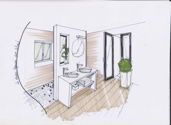 Croquis Salle De Bain | Bright Shadow Online concernant Concevoir Sa Salle De Bain