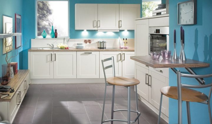 Cuisine Ixina Bleue (Photo 1/25) – Une Charmante Cuisine dedans Salle De Bain Ixina Cuisine Ixina Bleue (Photo 1/25) – Une Charmante Cuisine dedans Salle De Bain Ixina