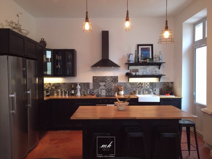 Cuisine : Mélanger L'Ancien Et Le Moderne – Mh Deco dedans Carrelage Ancien Cuisine Cuisine : Mélanger L'Ancien Et Le Moderne – Mh Deco dedans Carrelage Ancien Cuisine