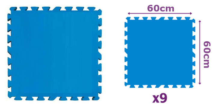 Dalle De Protection De Sol Pour Piscine Et Jardin Coloris Bleu dedans Dalle Kokido Dalle De Protection De Sol Pour Piscine Et Jardin Coloris Bleu dedans Dalle Kokido