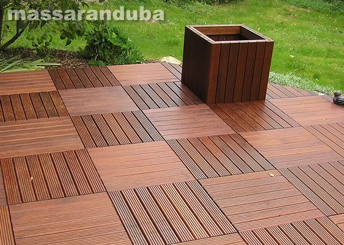 Dalle De Terrasse En Bois Macaranduba – 50 X 50 Cm à Dalle Bangkirai 100X100 Dalle De Terrasse En Bois Macaranduba – 50 X 50 Cm à Dalle Bangkirai 100X100