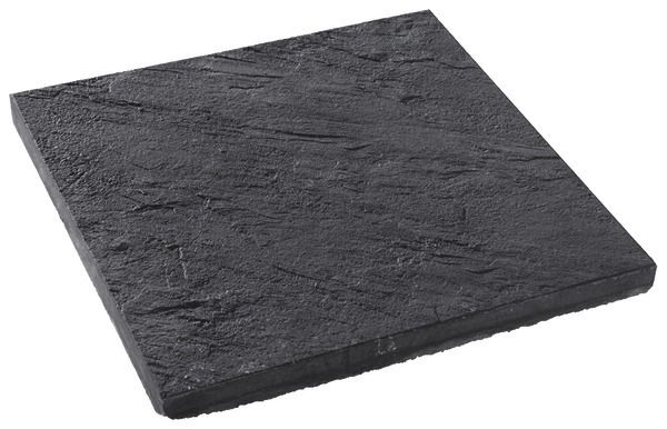 Dalle Imit. Ardoise 0,5X0,5M Ep 4,4Cm 4 Dalles Au M2. 19€ encequiconcerne Dalle Béton 50X50 Brico Dépôt