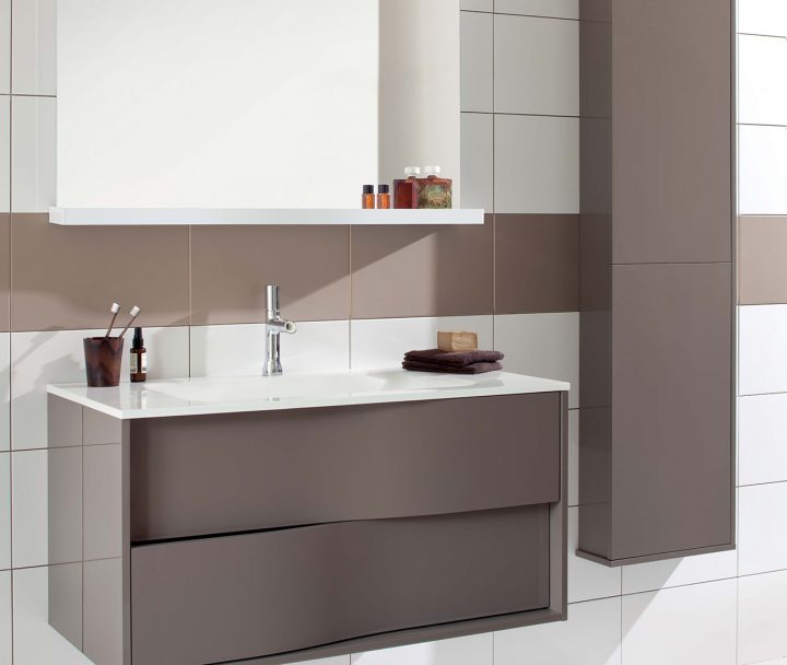 Das Sortiment My Lodge, Badezimmermöbel Aus Holz – Sanijura tout Meuble Salle De Bain Gris Laqué