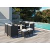 Daytona 8 : Salon De Jardin Encastrable 8 Places En Résine avec Cdiscount Salon De Jardin