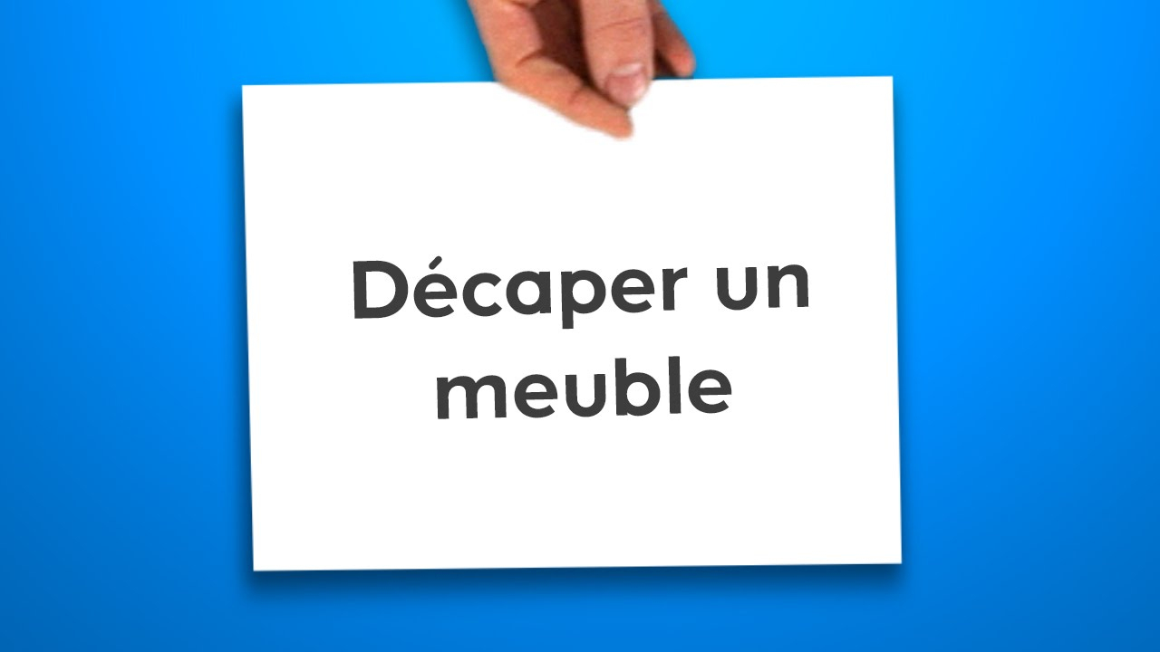 Décaper Un Meuble (Castorama) destiné Décaper Un Meuble Vernis