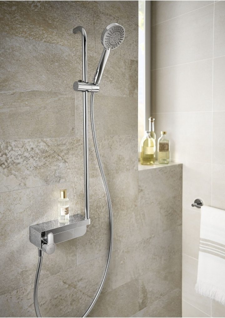 Deck-M Mitigeur Monocommande Avec Tablette Roca A5A9A88C00 serapportantà Colonne De Douche Roca