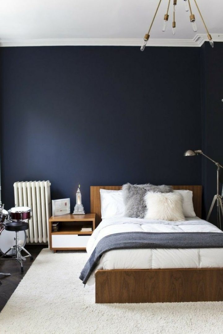 Déco Chambre Bleu Calmante Et Relaxante En 47 Idées Design avec Decor Chambre