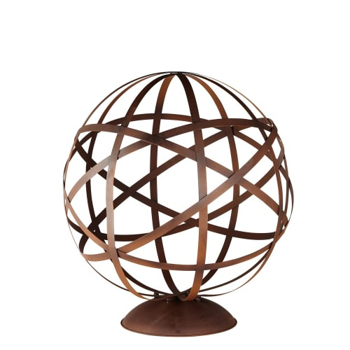 Déco De Jardin Globe En Métal Marron H78 Rusty | Maisons tout Deco Metal Jardin Déco De Jardin Globe En Métal Marron H78 Rusty | Maisons tout Deco Metal Jardin