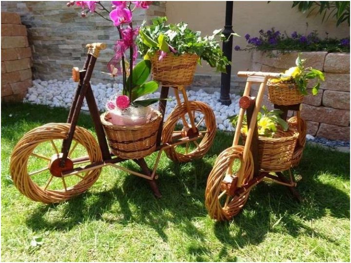 Deco Jardin Bois Élégant Vélo Déco Jardin En 20 Idées À avec Velo Deco Jardin