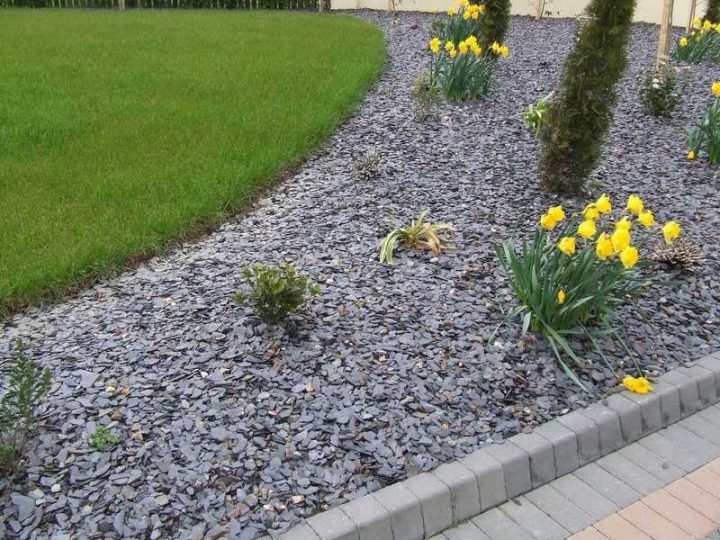 Déco Jardin Paillage – Exemples D'Aménagements tout Copeaux De Bois Pour Jardin