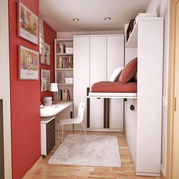 Déco Petite Chambre En 55 Idées Originales pour Aménagement Chambre 10M2