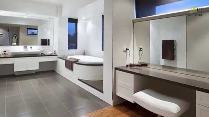 Deco Salle De Bains Modernes destiné Modèle Salle De Bain Moderne