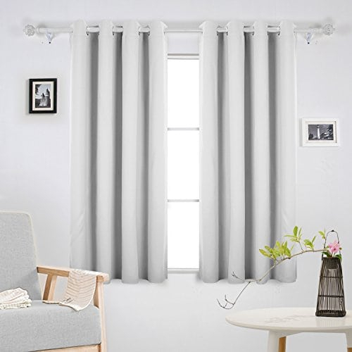 Deconovo Lot De 2 Rideaux Occultants Uni Isolant Thermique intérieur Rideau Occultant Chambre Bébé