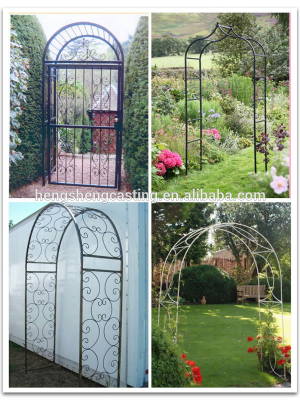 Décoratif Forgé Artistique Fer Arc / Arc De Jardin / Rose à Arche De Jardin En Fer Forgé Décoratif Forgé Artistique Fer Arc / Arc De Jardin / Rose à Arche De Jardin En Fer Forgé