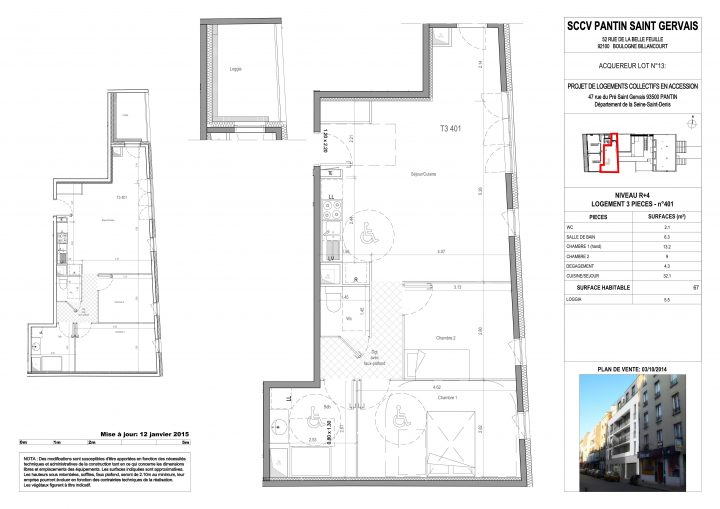 Découvrez Cet Appartement À Louer À Pantin (93500), 67M² avec Pantin Meubles