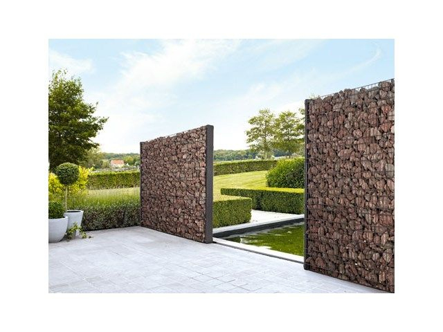 Délimitation Naturelle #Jardin #Gabion • Www.betafence.be avec Delimitation Jardin