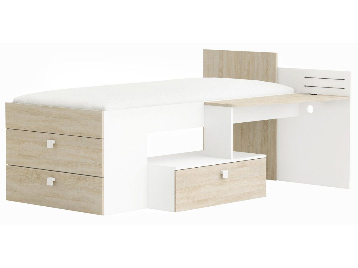 Demeyere Kombi-Bett Mit Schreibtisch &quot;move&quot;, 90 X 200 Cm pour Meuble Demeyere
