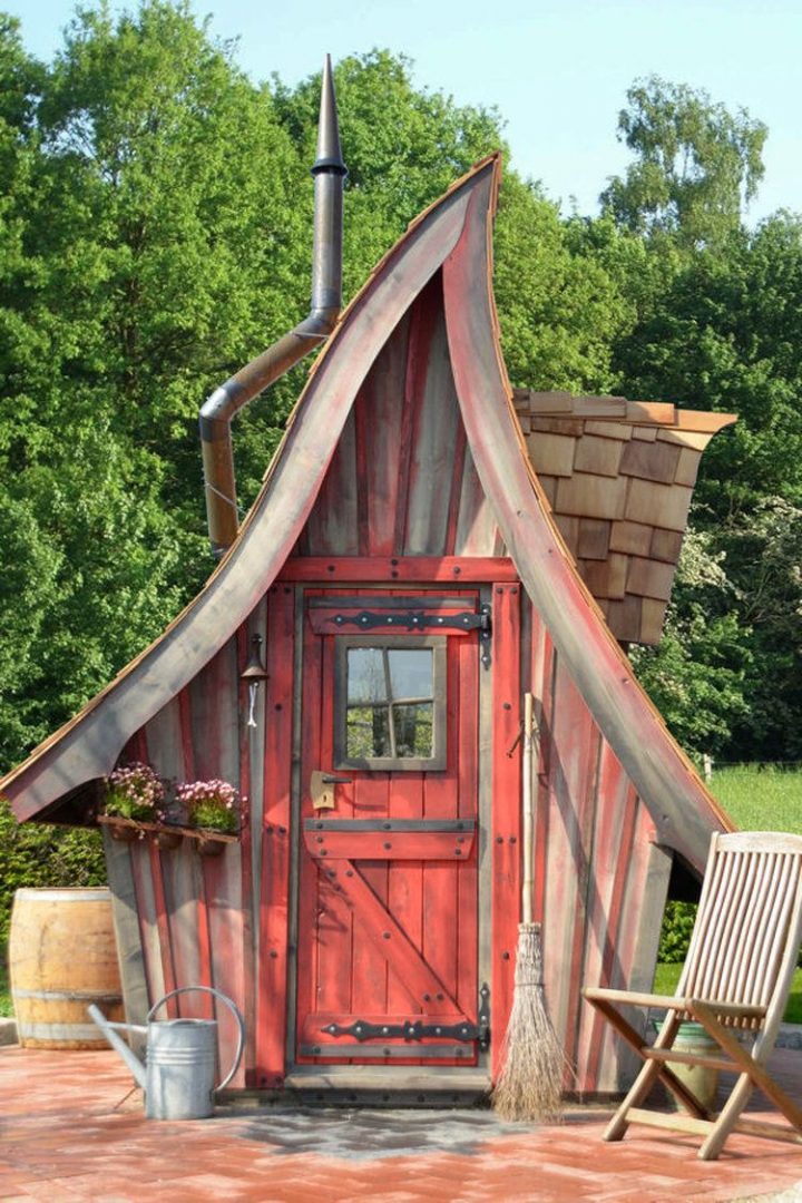 Des Cabanes De Rêve Pour Sublimer Votre Jardin | Toilettes à Abris De Jardin Original