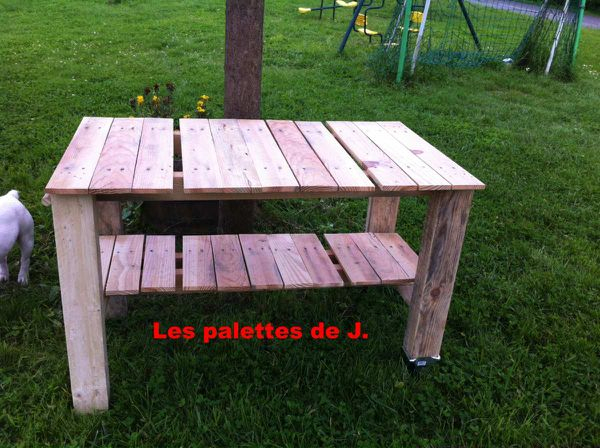 Desserte Pour Plancha – Les Palettes De J dedans Desserte Plancha En Palette