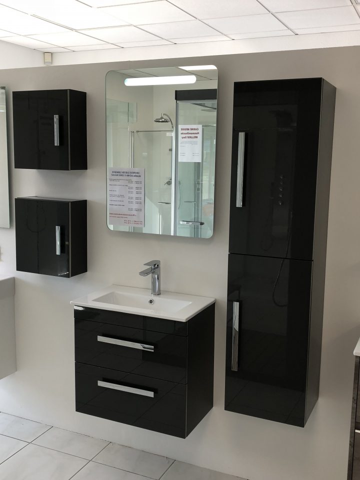 Destockage] Ensemble Meuble De Marque Salgar Modèle Serie 35 à Meuble Salle De Bain Promo Destockage