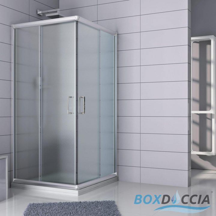 Détails Sur Cabine De Douche Paroi De Douche Angulaire Verre Coulissant  Italienne serapportantà Cabine De Douche 70X120