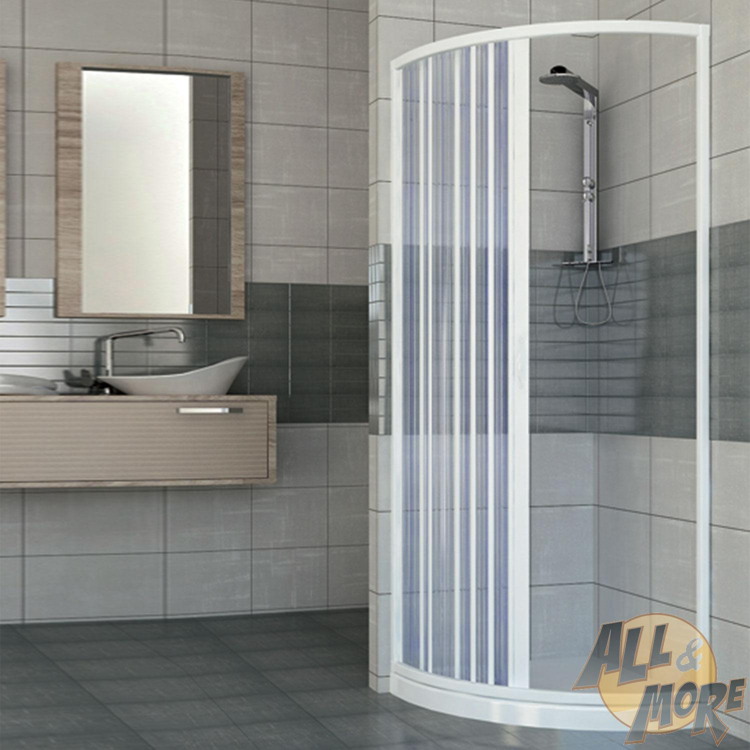 Détails Sur Cabine De Douche Paroi De Douche En Pvc Scorpione 90X90 Porte  Unique destiné Paroi De Douche 90X90