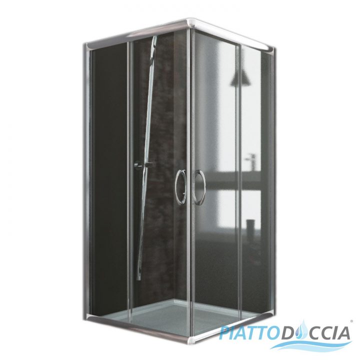 Détails Sur Cabine Paroi Douche 120X70 H185 Cm Verre Transparent Angulaire  Italienne Matrix à Cabine De Douche À L Italienne