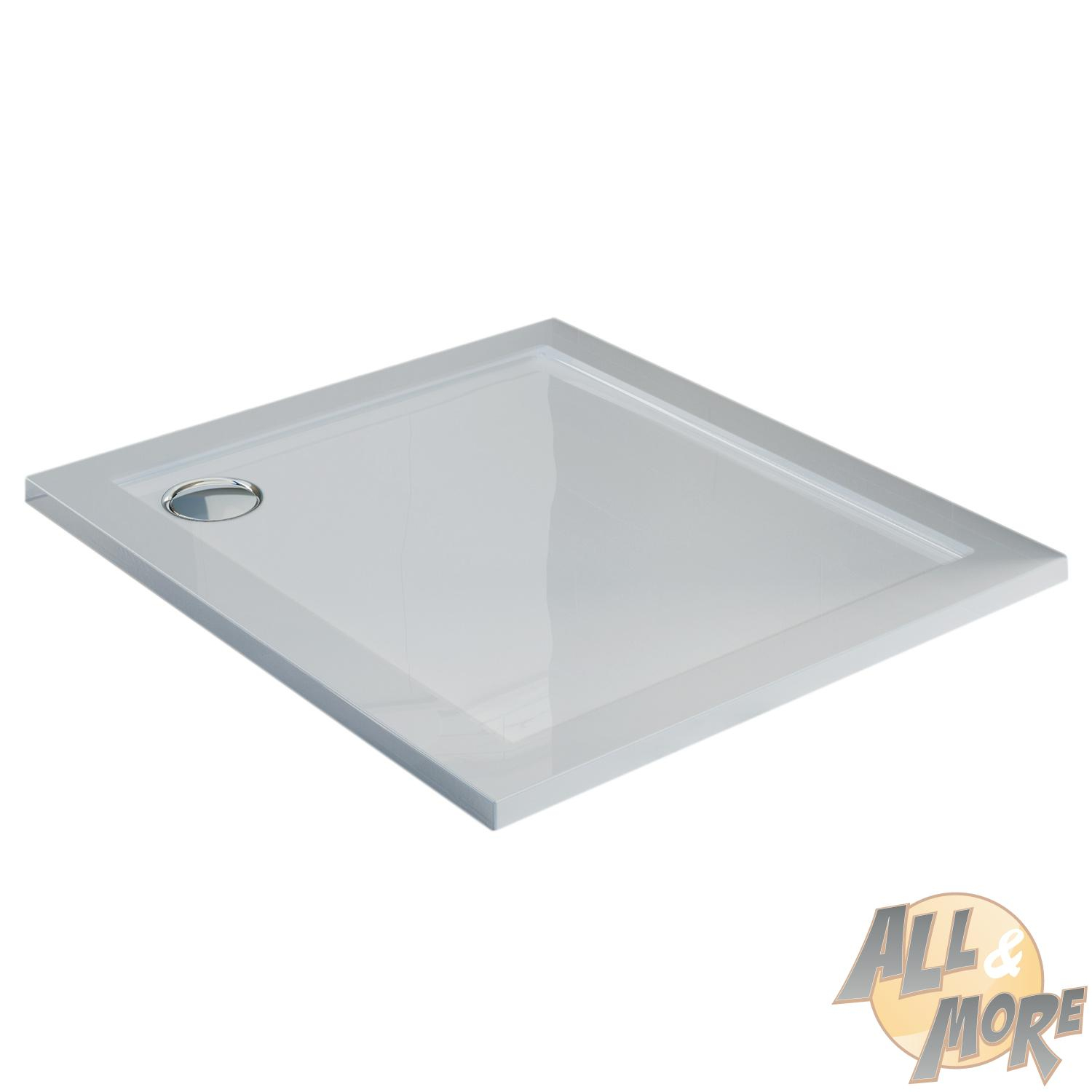 Détails Sur Receveur Plateau Bac Douche 70X70 Cm Blanc Acrylique Carre  Angle Angulaire concernant Bac À Douche 70X70